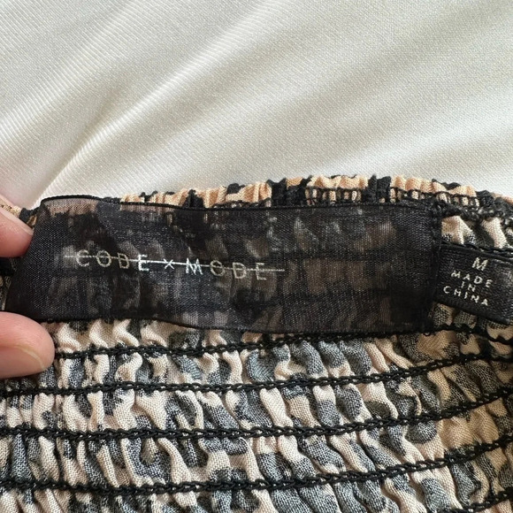 Code X Mode Leopard Print Midi Sundress - Picture 10 of 10